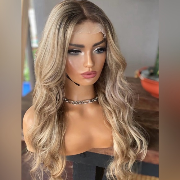 Blonde Wavy Lace Front Wig